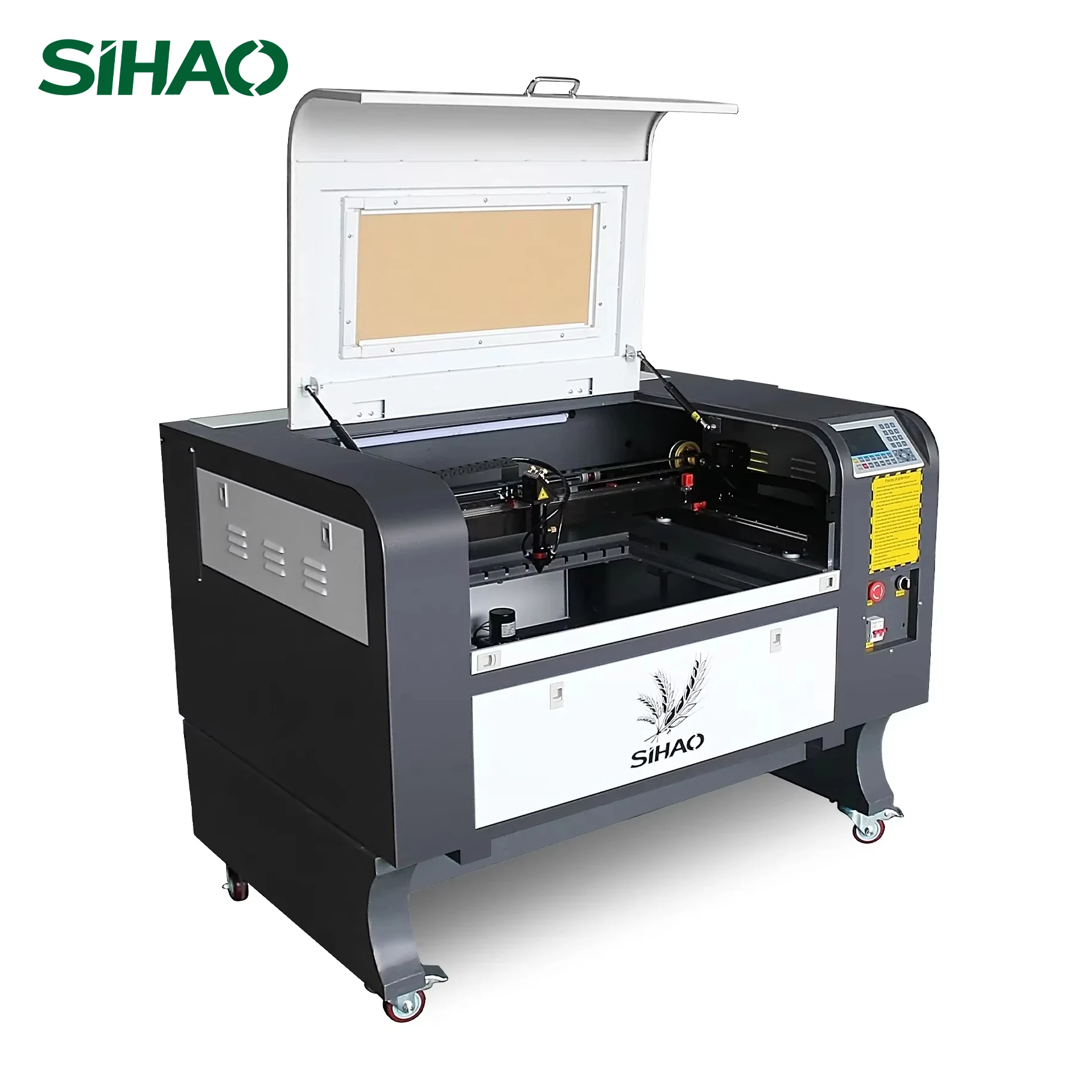 

SIHAO 80 Вт CO2-лазерный гравер и резак — область гравировки 500x700 мм с контроллером RUIDA для дерева, акрила и кожи