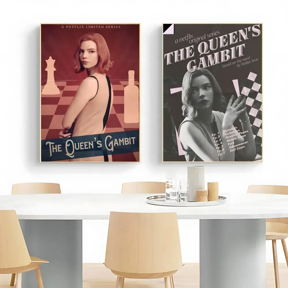 Clever Series T-The Queen's Gambit Poster Wall Art Print Decorative Mural Home Decor Gift Unframed