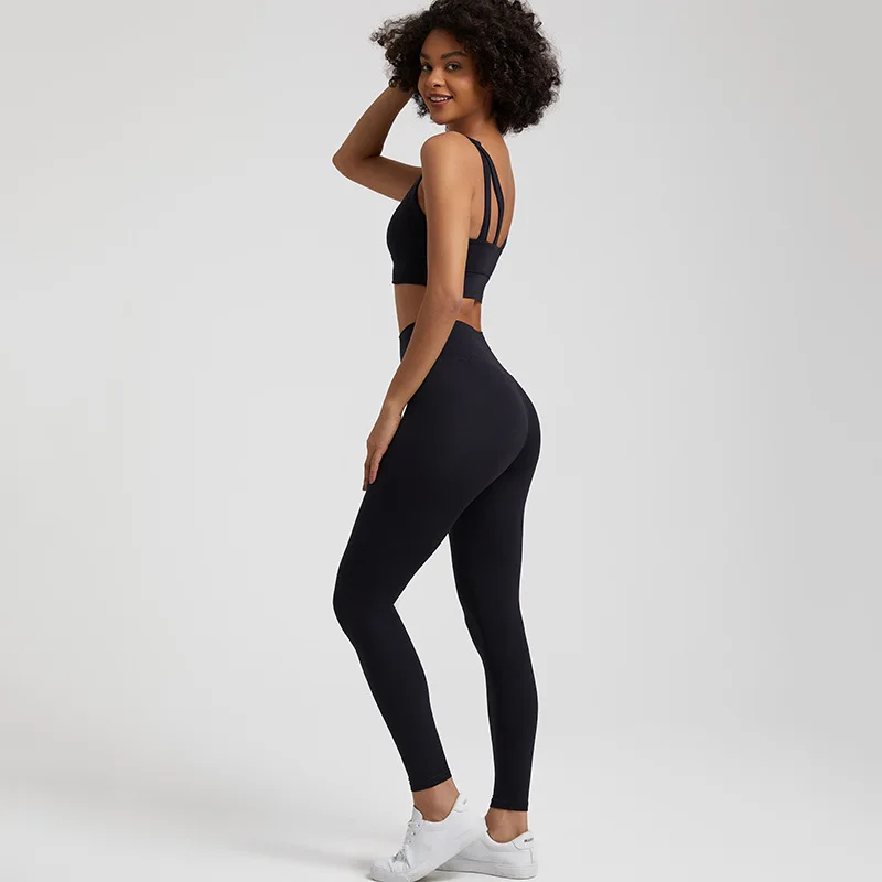 Combinaison de yoga taille haute TiXI pour femme, tenue de sport, fitness, course à pied en plein air, beau dos