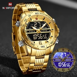 Luxury Brand NAVIFORCE Fashion Digital Sport Quartz Watches Waterproof Chronograph Clock Luminous Wristwatches Relogio Masculino