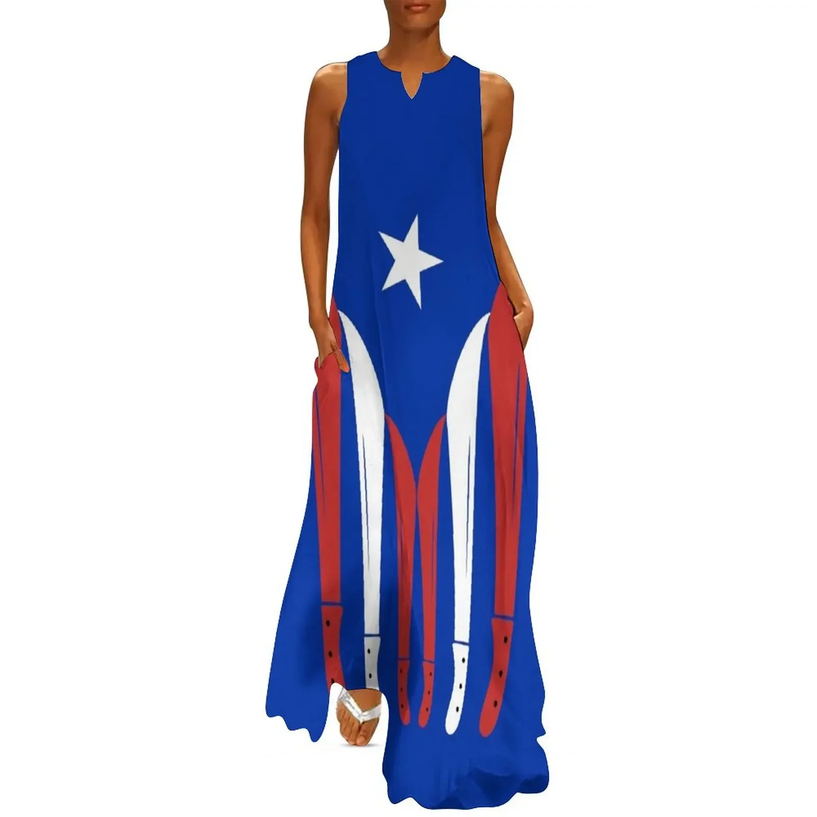 

Viva La Puerto Rico Long Dress bandage dress women dresses women's summer jumpsuit chic and elegant woman dress