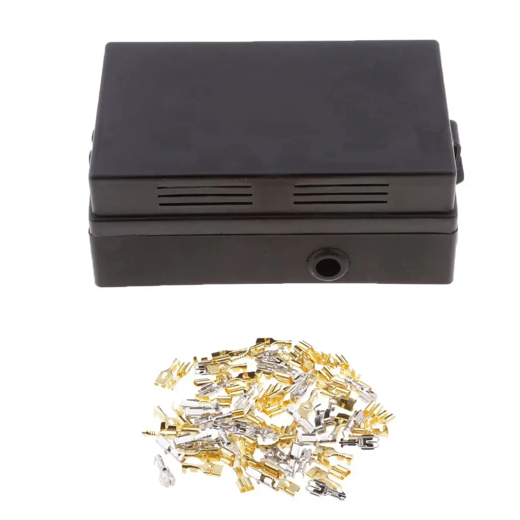Plastic 18 Way Blade Fuse Holder Car Relay Box Distribution Block for Automotive Electrical Wiring and Safety