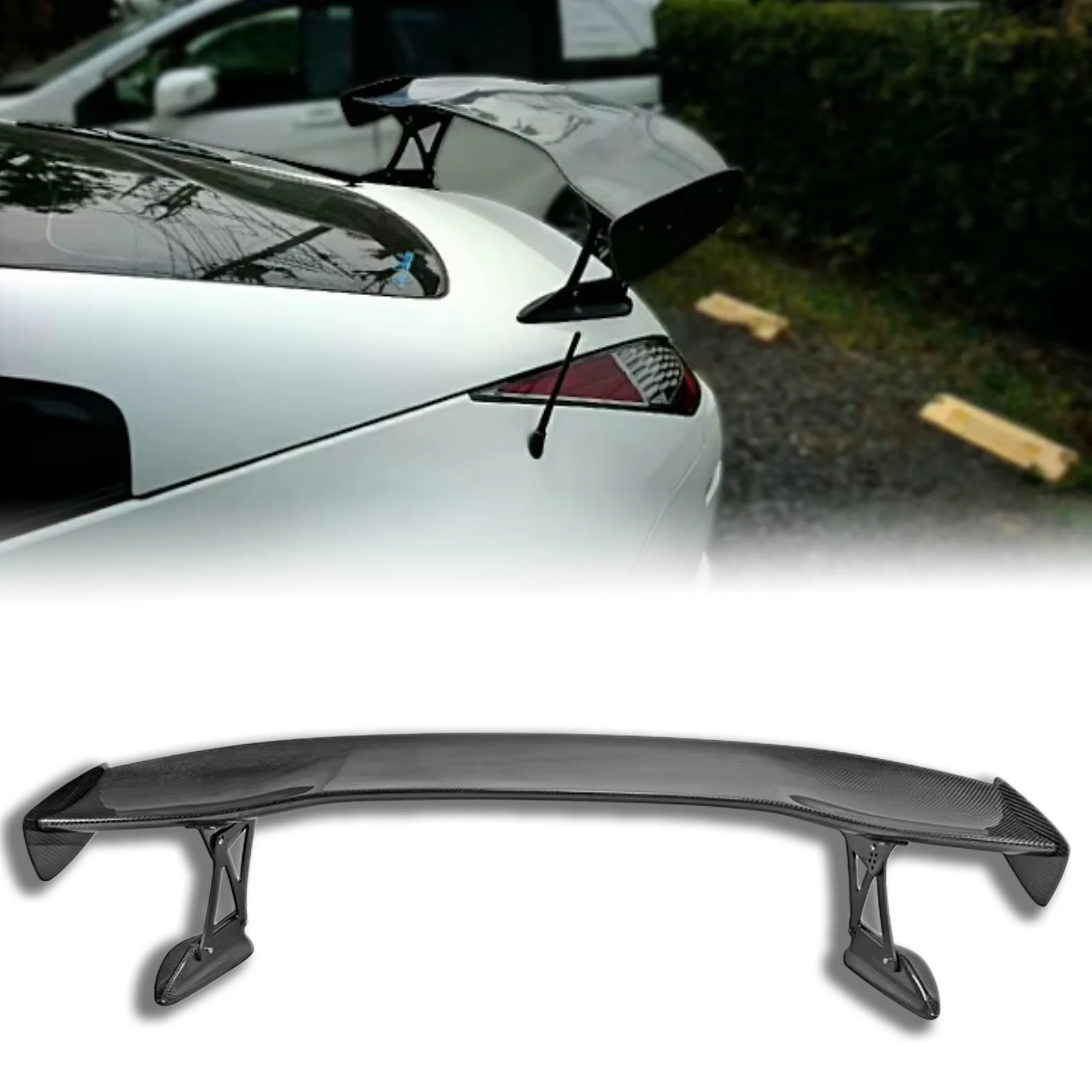 

USA Warehouse for Nissan 350Z Z33 Car Parts Carbon Fiber Rear Trunk GT Spoiler (1500mm)