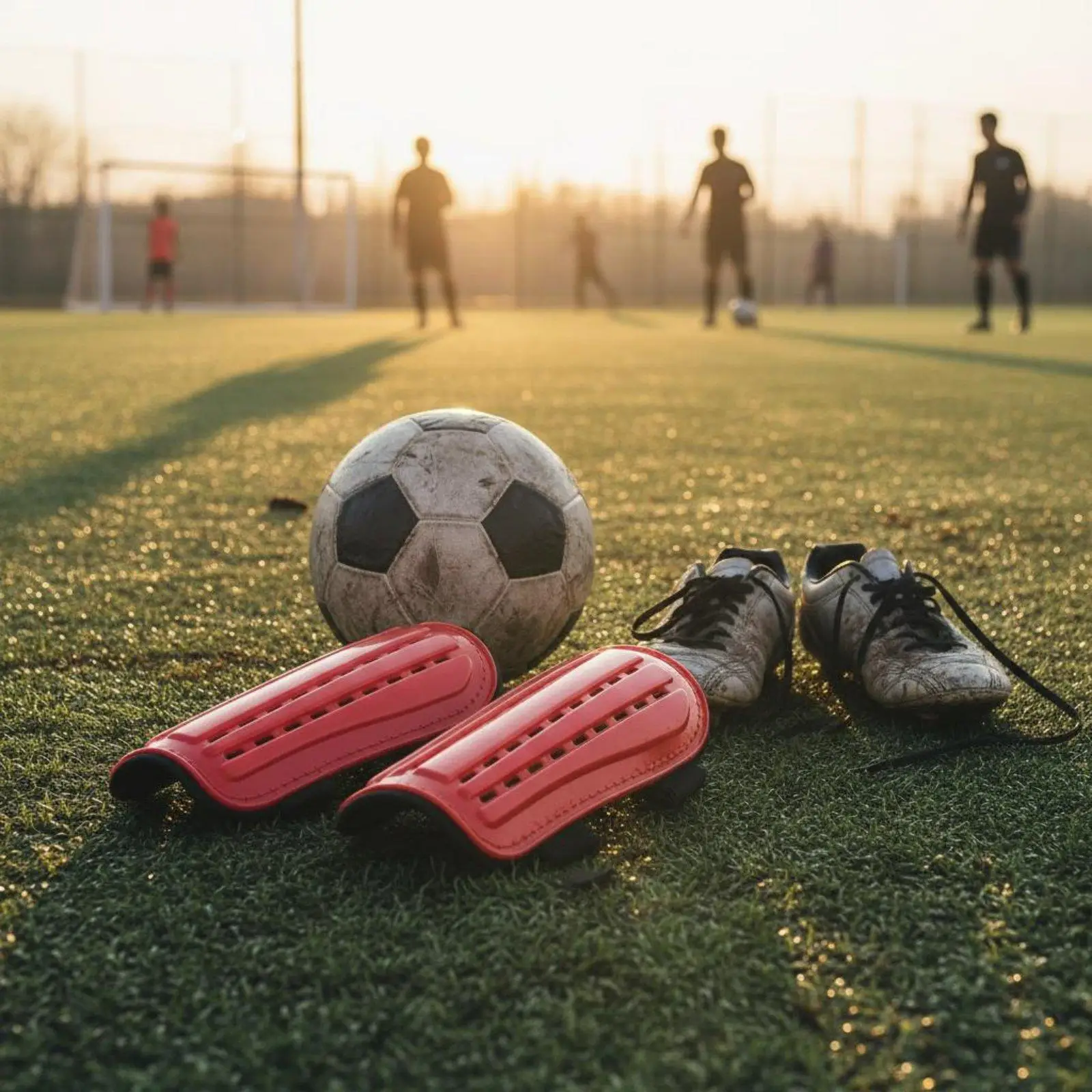 Soccer Shin Guards with Fastening Straps Adult Football Shin Guard Protective Sports Equipment for Training and Match Play
