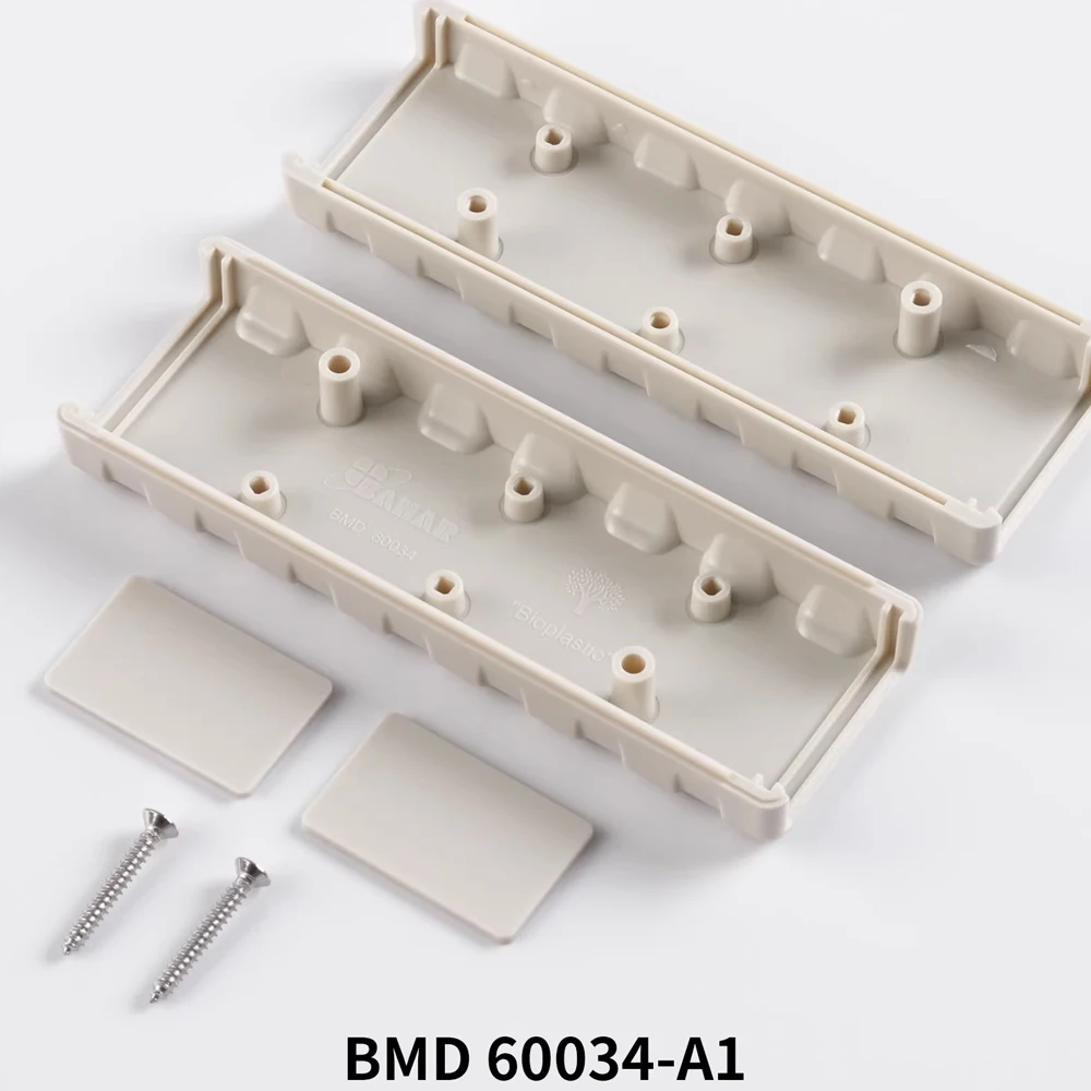 ABS Plastic Desktop Junction Box Enclosure for DIY Speaker Electric Instrument 114x38x25 Mm Electrical Kit