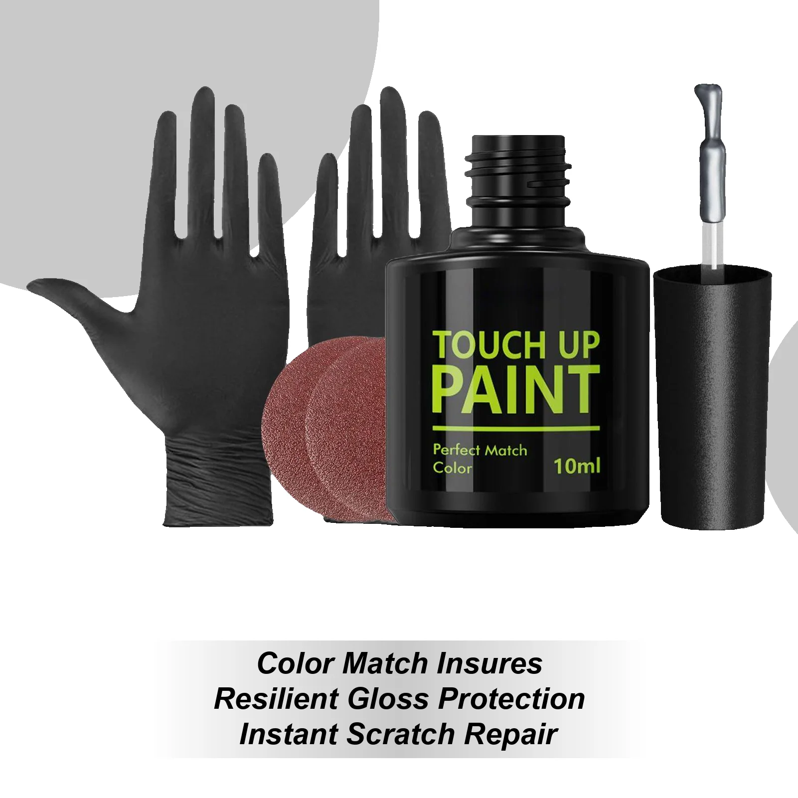 For Tesla Model Y/3 Wheel Scratch Repair Kit For Curb Rash 10ml Waterproof Auto Supplies With Gloves Sponge Car Paint Scratch