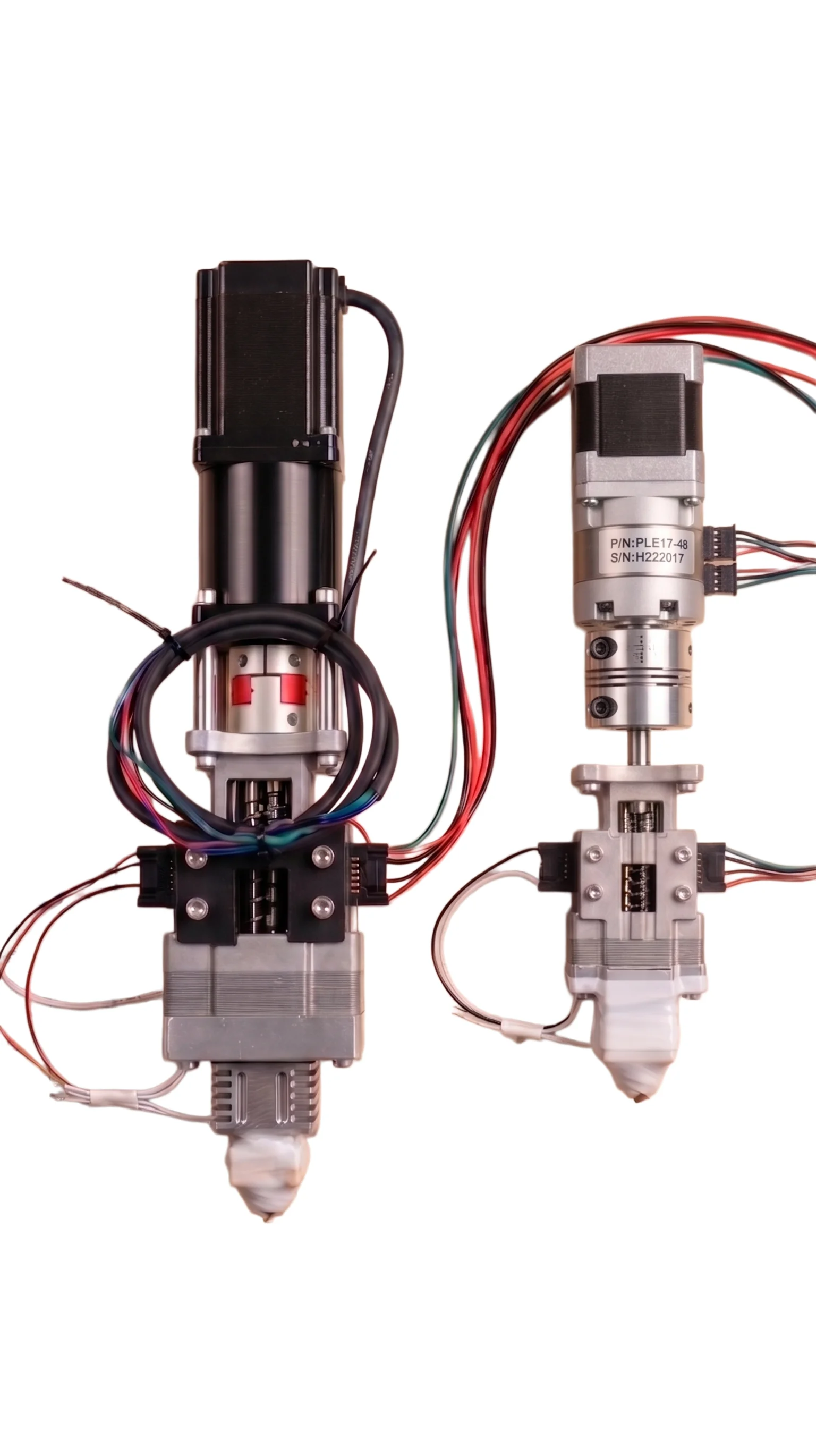 Mini Pellet Extruder Twin-Screw for Standard 3D printer 480°C PLA, ABS, PEEK