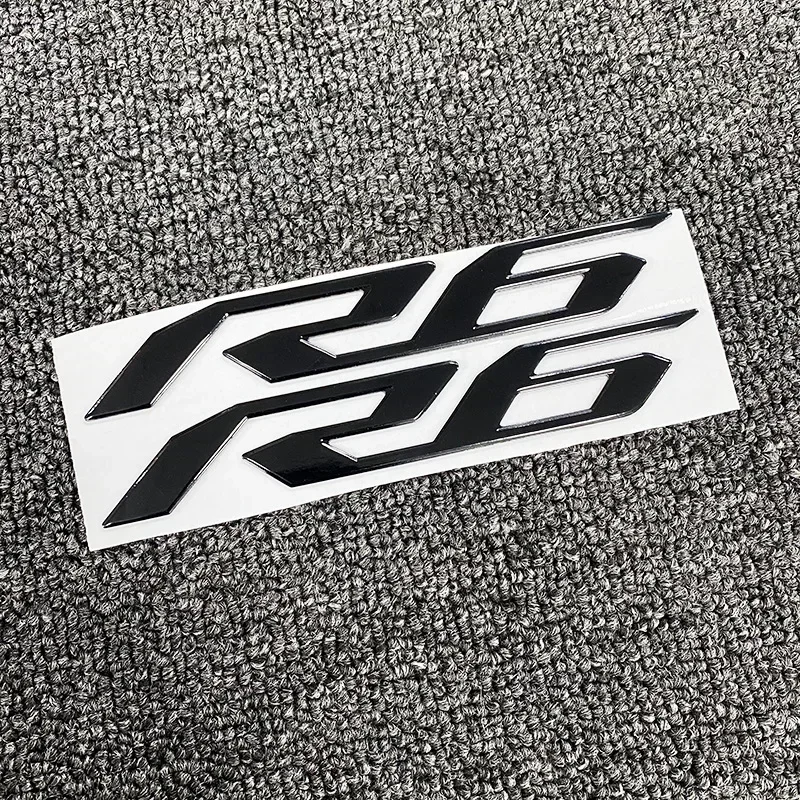 Motorcycle 3D Emblem Badge Decal Tank Wheel Sticker Soft Reflective Decal R1 R3 R6 Sticker For Yamaha YZF-R6 Fairing Body Decals