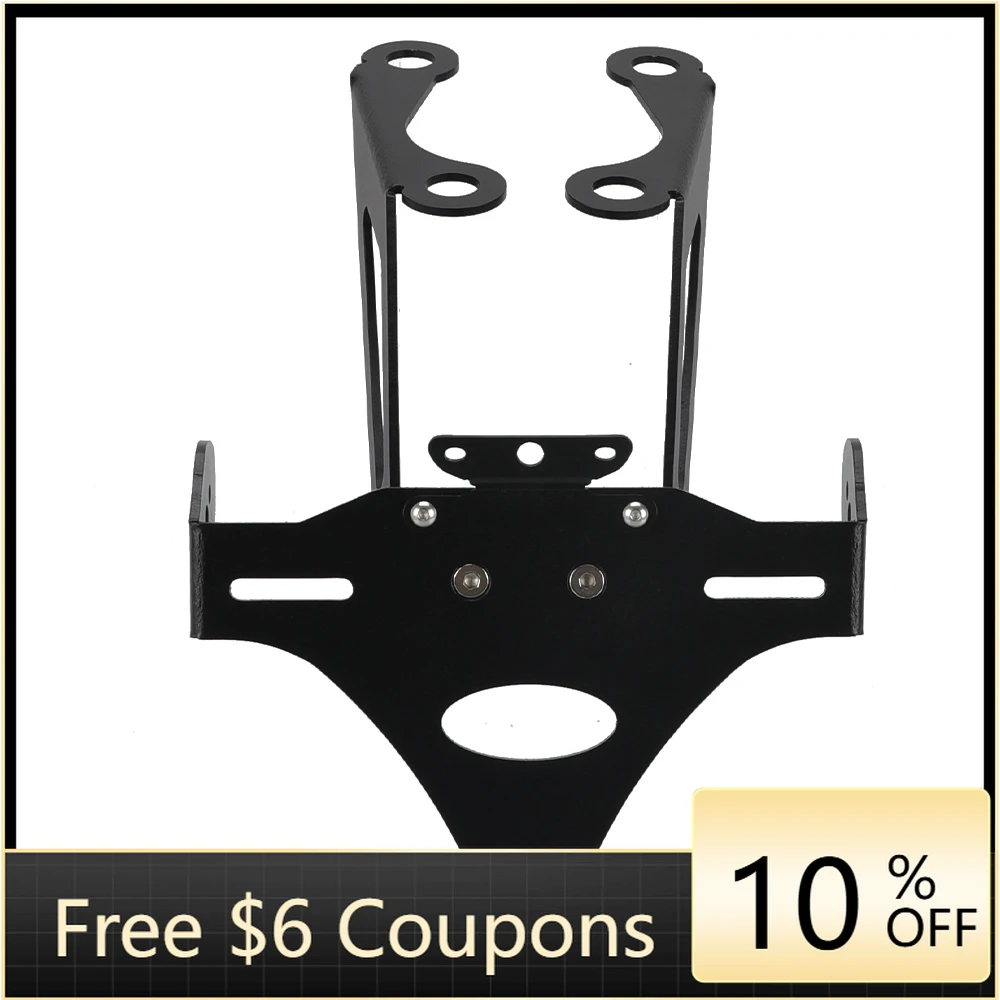 

STLF License Plate Holder for Ducati Monster 821 / Stealth / 1200 / S / R 2017 - 2021 2020 Rear Tail Tidy Fender Eliminator Moun