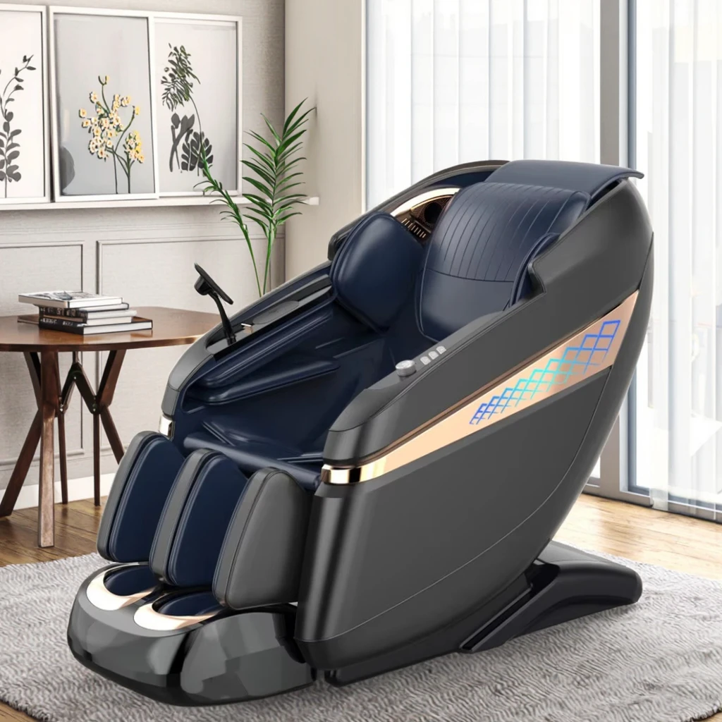 

GUOHENG Smart Voice Control AI Электрическое 4D массажное кресло для всего тела с нулевой гравитацией давления воздуха