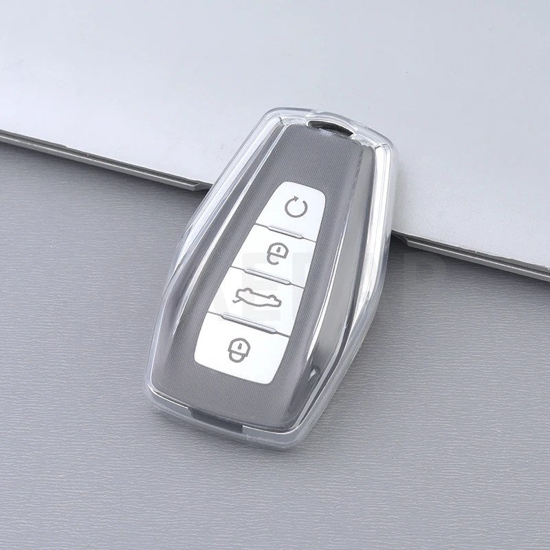 For Geely Emgrand X7 EX7 Coolray 2019 - 2020 TPU Car Remote Key Case Cover Holder Shell Auto Styling Fob Accessories