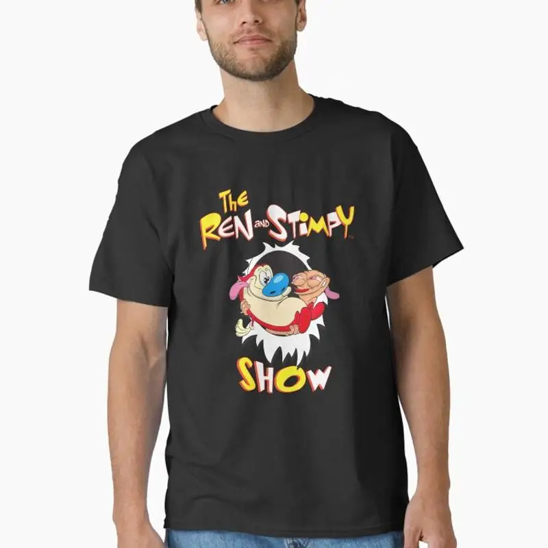 The Ren And Stimpy Show Colorful Retro Smash Poster Classic T-Shirt
