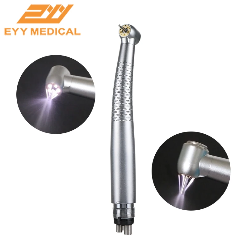 Dental High Speed HandPiece 5 LED Lamp Air Turbine 5 Water Spray Shadowless Light Standard Head Dental Tips Dentist Instrument