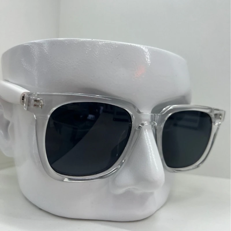 

Smart glasses unisex bluetooth sports sunglasses listening to music and calling earphones transparent change