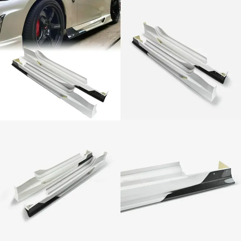 High Quality Carbon Fiber Side Skirt for Nissan Fairlady 370Z Z34 VRSA2 Style 4 Piece Body Kit EPR