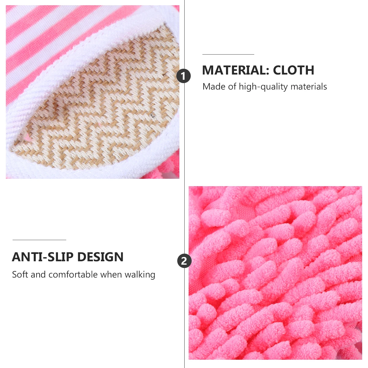

Japanese Slippers Colorful Comfy Cleaning Cloth Skidproof Lightweight Durable Breathable NonSlip Sole Flexible Material Perfect