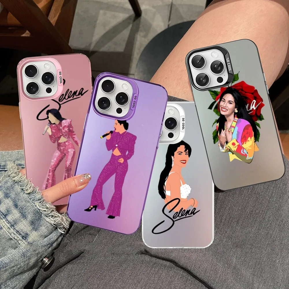 Selena Quintanilla Top Latin Artist 90s Phone Case For IPhone 16 15 14 13 12 11 Pro Max X XR XSMAXMatte Shockproof Back Cover