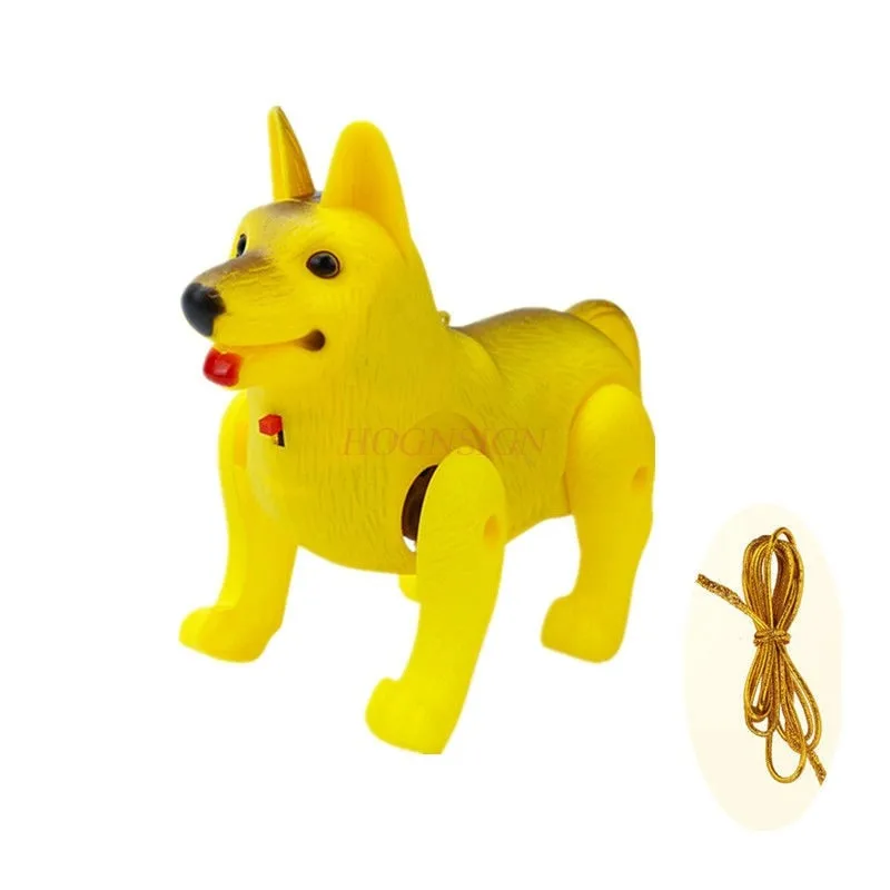 Children's electric toy dog, glowing music simulation meeting called walking dog with leash, hot selling