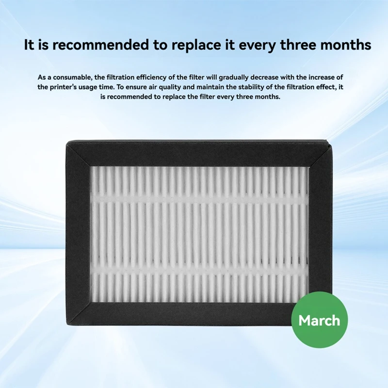 2Pcs Air Filter for Creator 5 Pro 3D Printer, HEPA 13 +, Replacement Air Purification Module [No.3 Elnic]