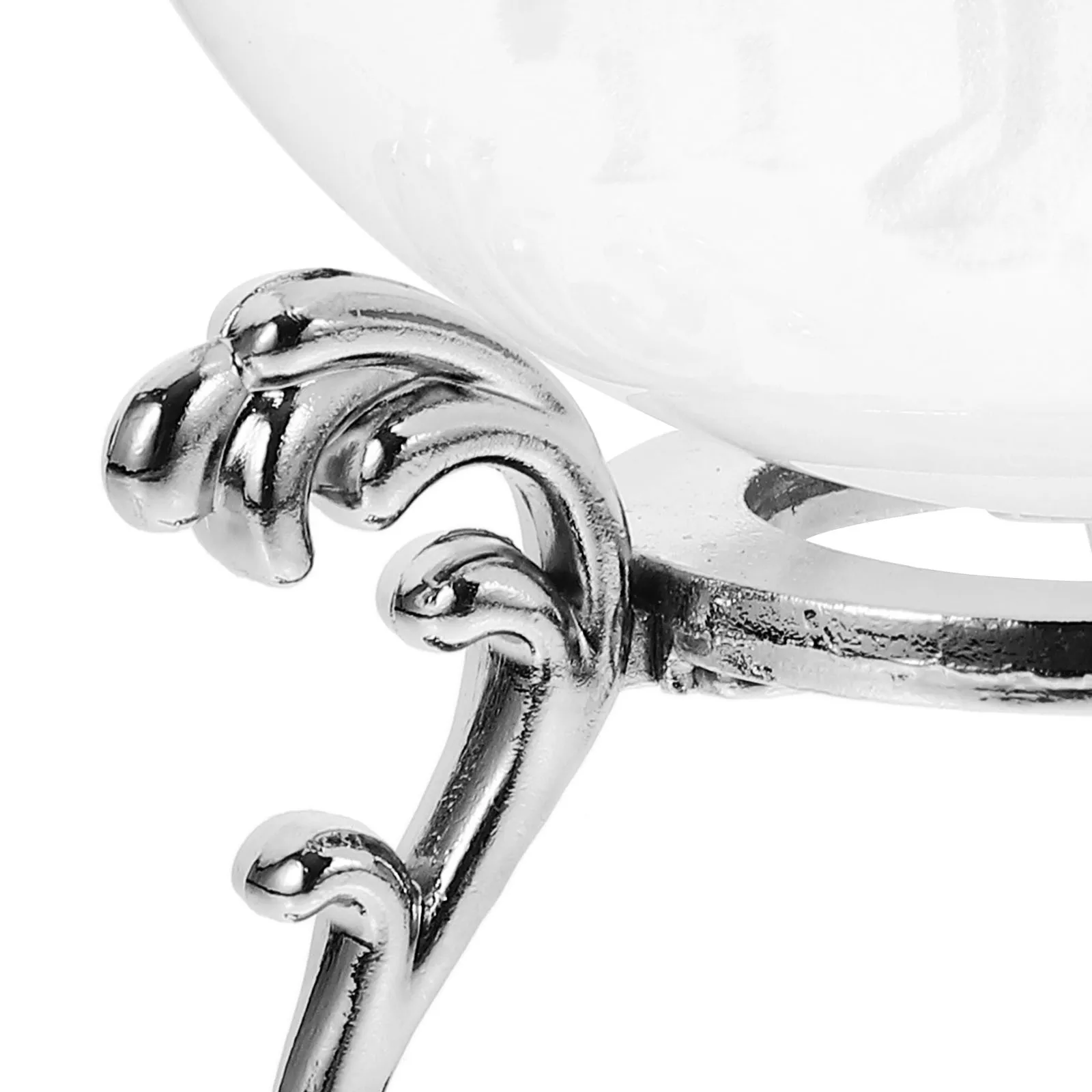 

1Set Clear Crystal Sphere Intricately Carved Pattern Delicate Vivid Tabletop Decoration Stable Stand Home Office Gift