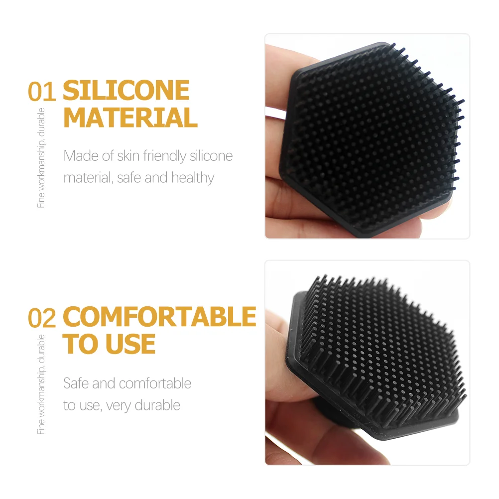 Facial Cleansing Brush Silicone Face Sponges Exfoliating Skin Care Travel Hair Massage Scrubber