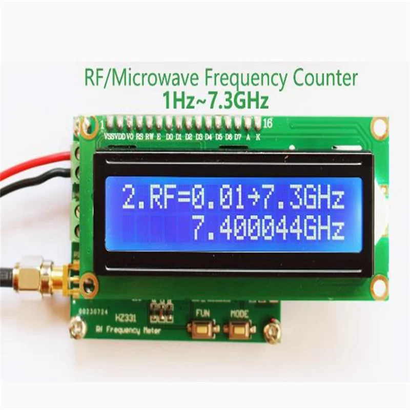 

HF RF Частотный измеритель 2,4G 3G 5,8G 6G 7G 1 Гц ~ 7G Гц