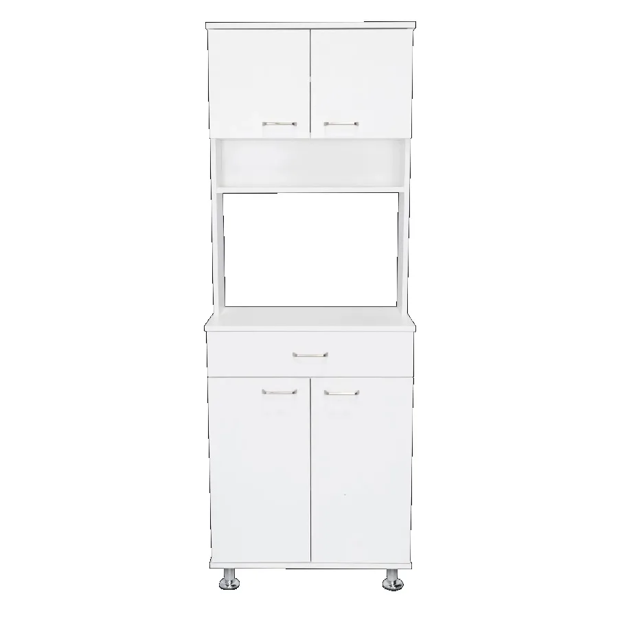 Two Door Cabinets with One Drawer Adjustable Metal Legs Bay Area Pantry Storage