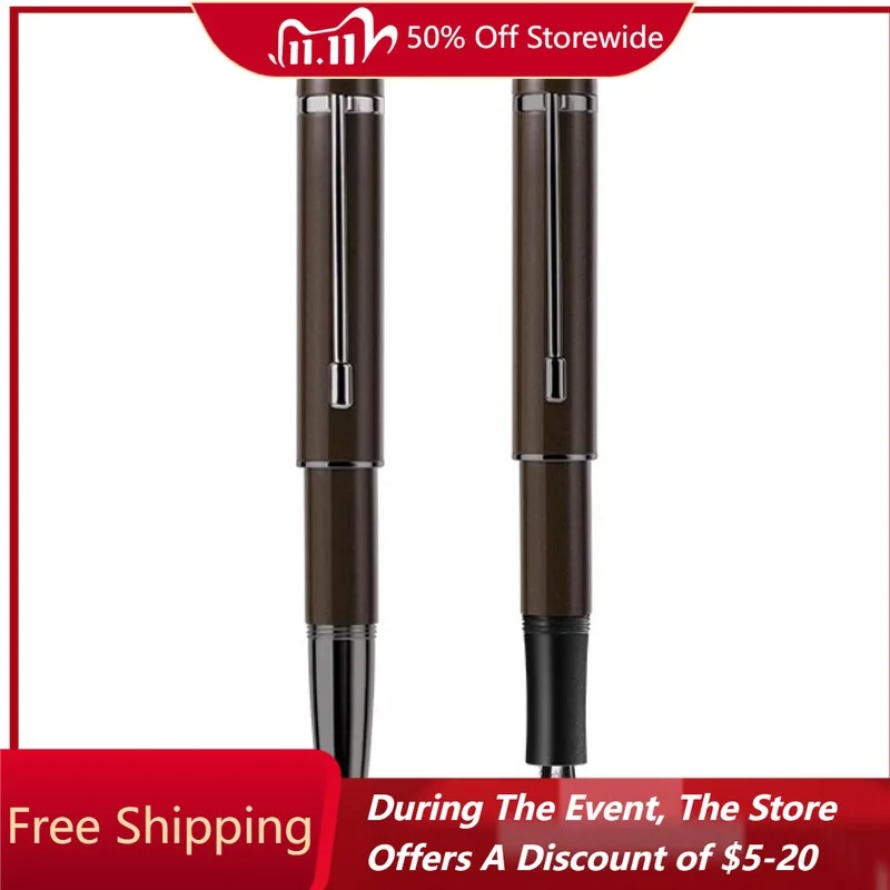 BANJU Mule Series Portable Pocket Fountain Pen EF/F/M 0.5 Portable Notebook Short Pen Ink Cartridge High-Quality Gift Stationery
