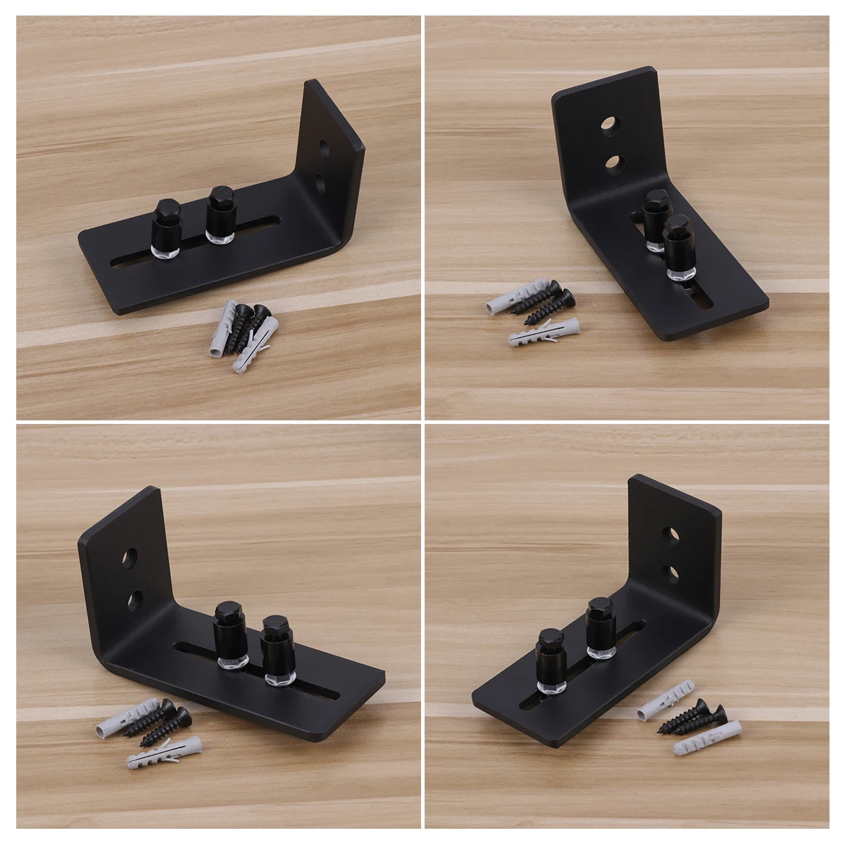

High Quality Roller Guide for Barn Doors Smooth Quiet Durable Steel Frame Black Coating Bearings Stay Bottom Door
