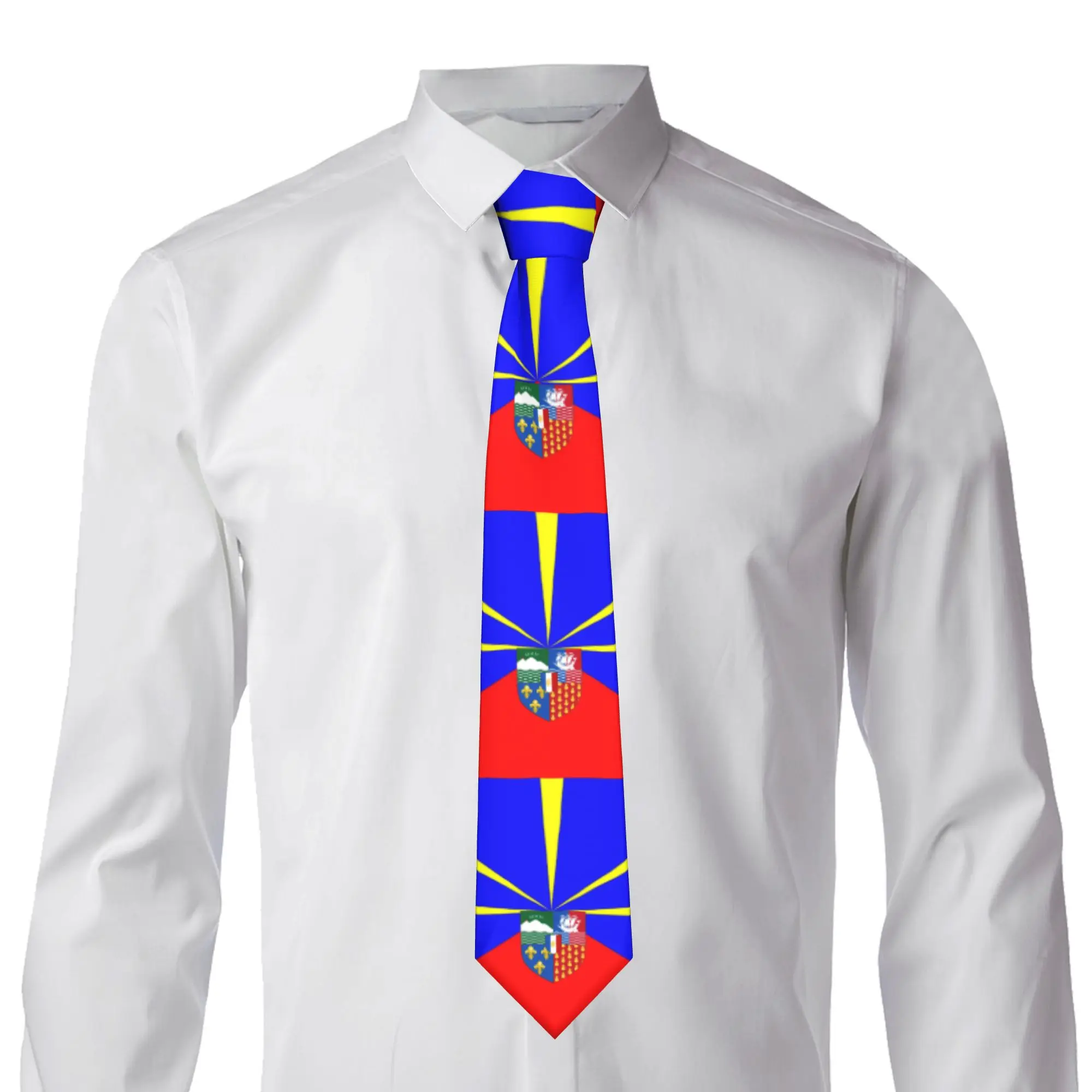 Formal Reunion Badge  Neck Ties Men Silk  Necktie for Office Cravat