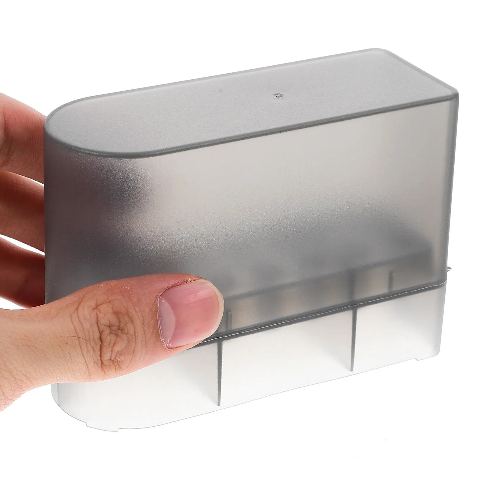 

Professional Nail Drill Bits Storage Box Dustproof Plastic Organizer Case for Nail Grinding Heads Portable Carrying Container