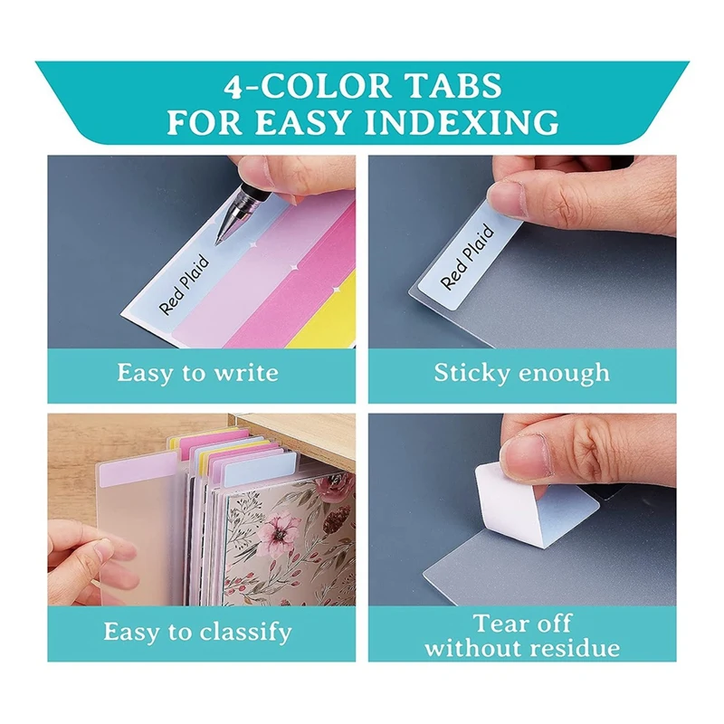 32Pieces Scrapbook Label Dividers Plastic Scrapbook Paper Dividers Set Kit For Dividing 30.48X30.48Cm Scrapbook Paper,Card Stock