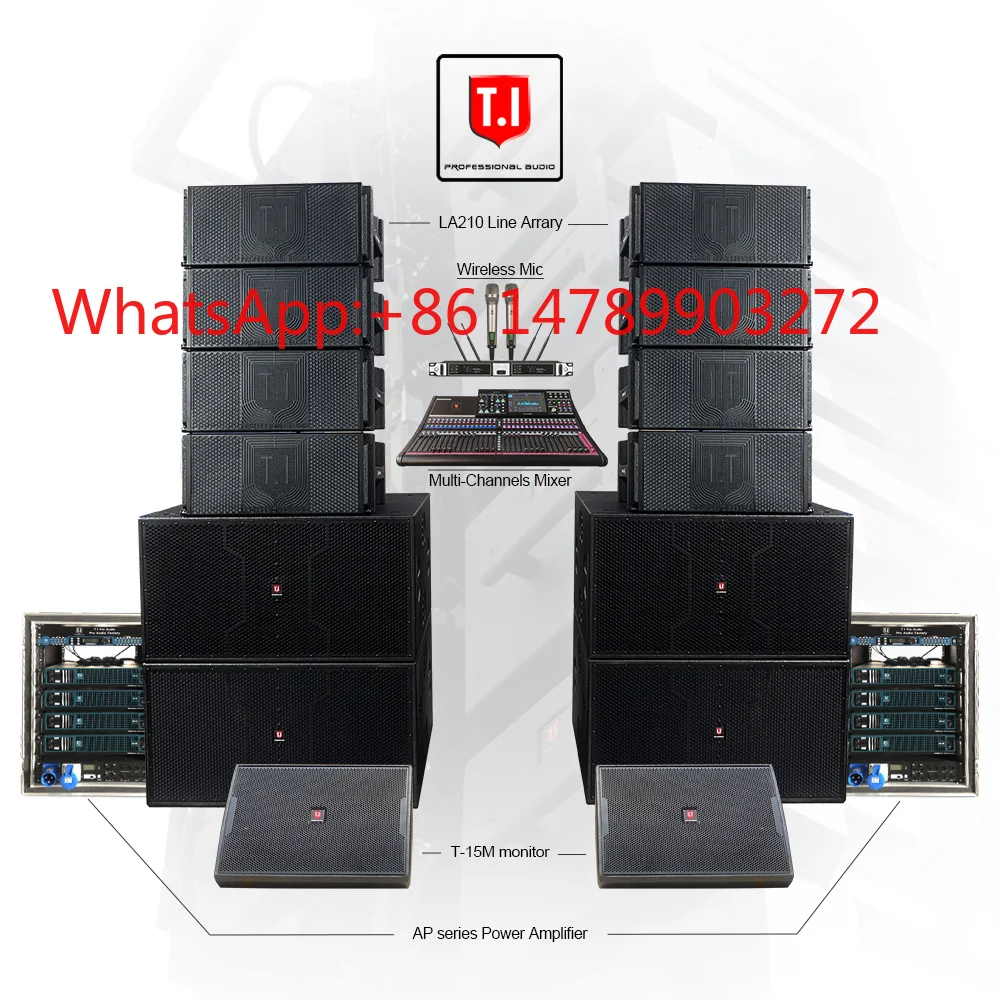 Lowend LA-215B Dual 15 Inch Birch Plywood Subwoofer Outdoor Live Line Array Speaker