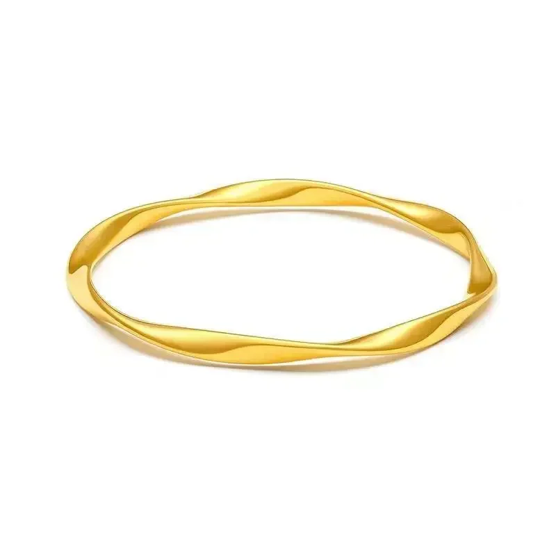 High-End Imitation Gold Ladies' Bracelet Luxury Fashion Girl Ornament Couple Gift Bracelet for Women