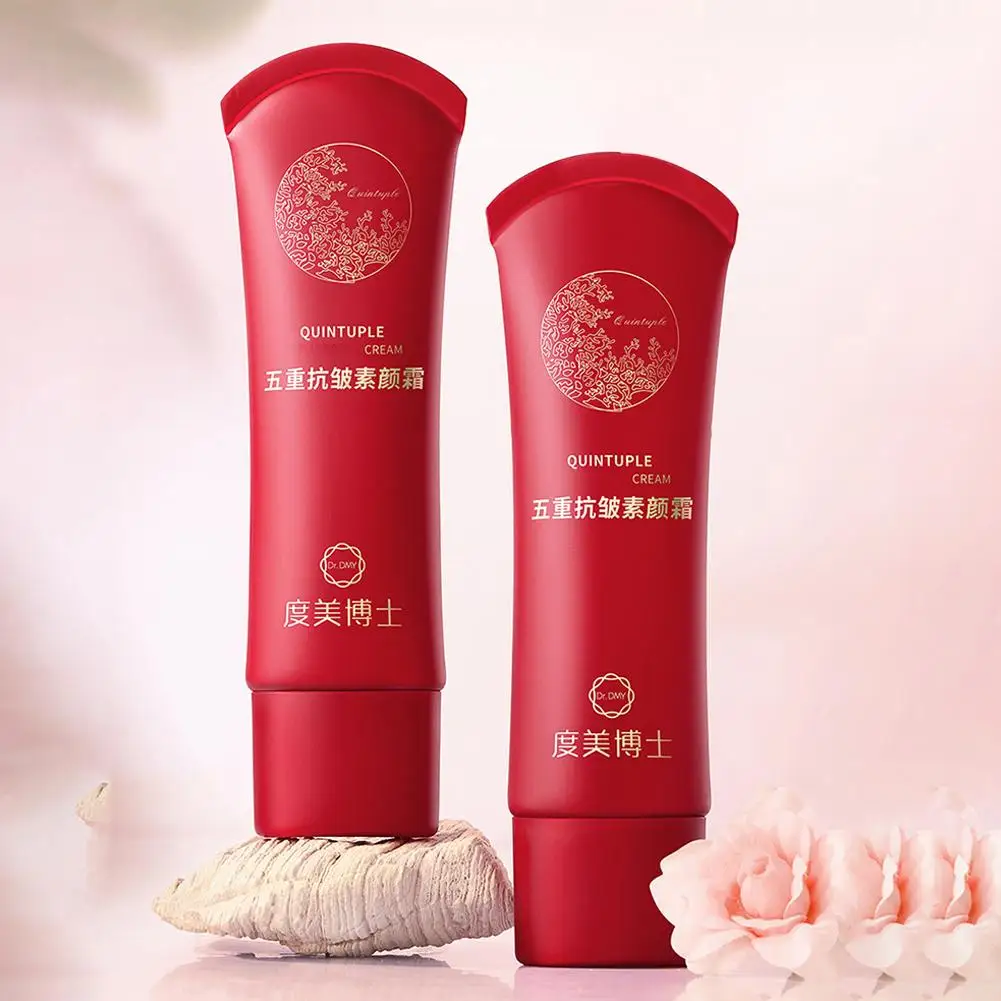 خمسة أضعاف BB كريم وجه مكافحة الشيخوخة ترطيب المخفي طويلة الأمد عزل تجميل ضد الماء كريم التحكم في زيت الجمال Y9W5