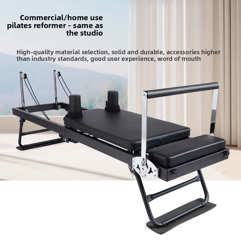 

Pilates Core Bed Home Fitness Yoga Training Bed Foldable Pilates Machine with Rollers