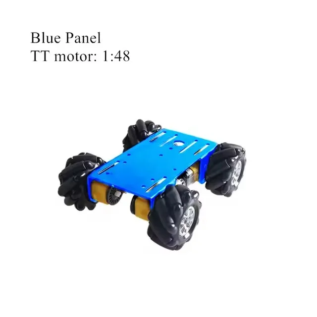 60 مللي متر Mecanum عجلة الذكية روبوت سيارة معدنية الهيكل عدة 4 قطعة TT المحركات المفككة لتقوم بها بنفسك صانع التعلم