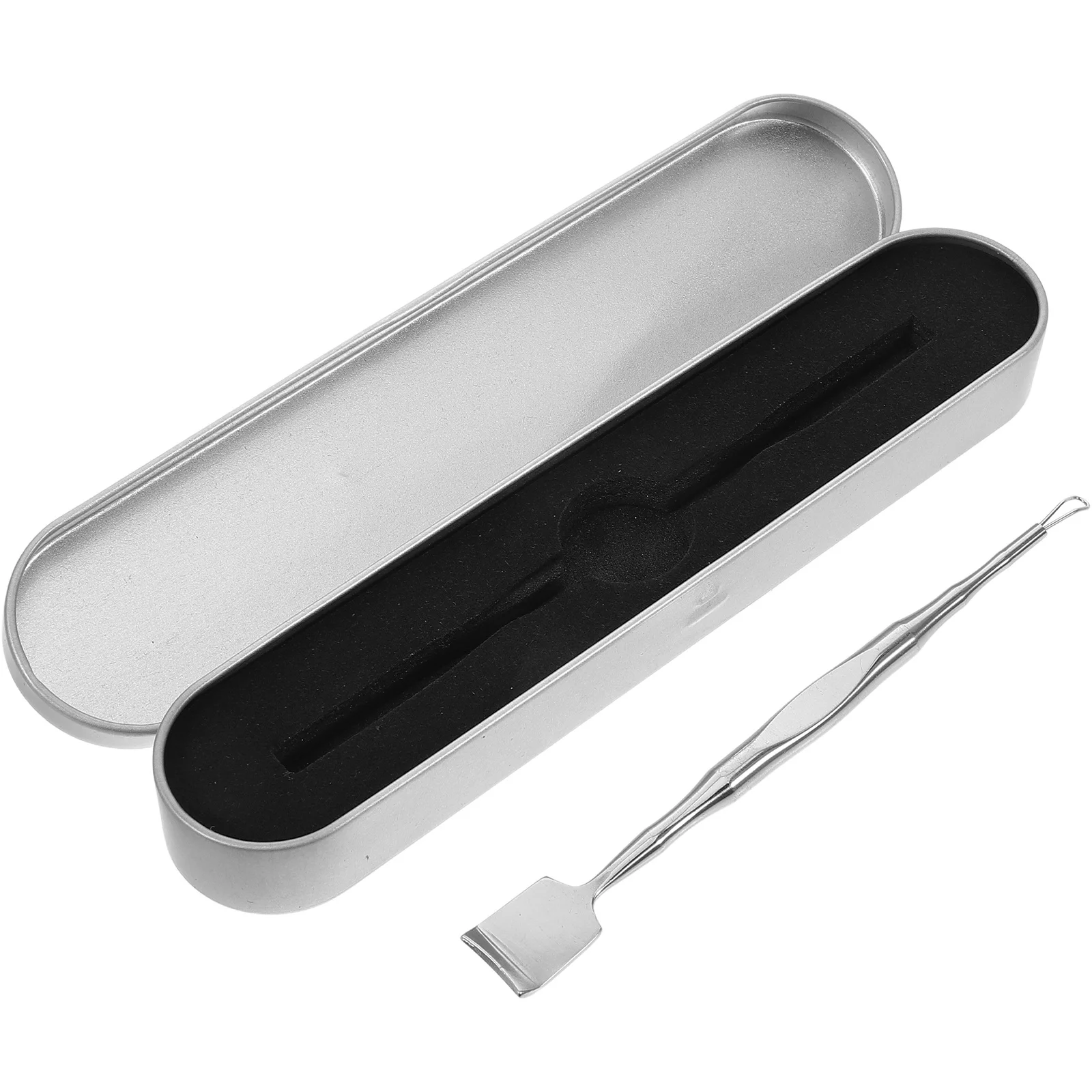 

Cleaning Tools Blackhead Scraper Blemish Extractor Remover Silver Dual-end Cleaner Beauty