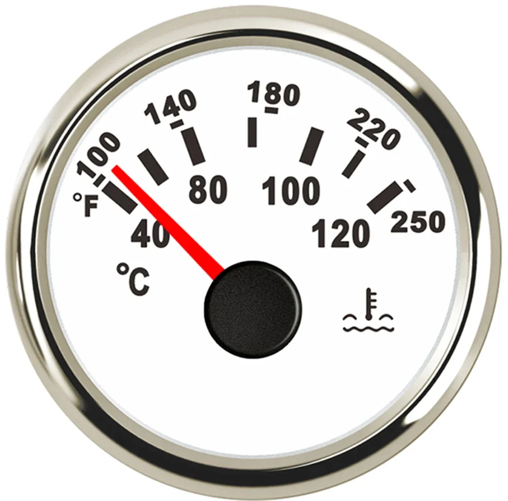 

Boat Mechanical Water Temp Gauge for Car Truck RV Engine Motor 32V 52mm