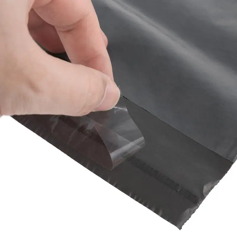 Courier Bags 100Pcs Black Storage Bag Plastic Poly Shipping Bag Envelope Mailing Bags Self Adhesive Seal Plastic Pouch