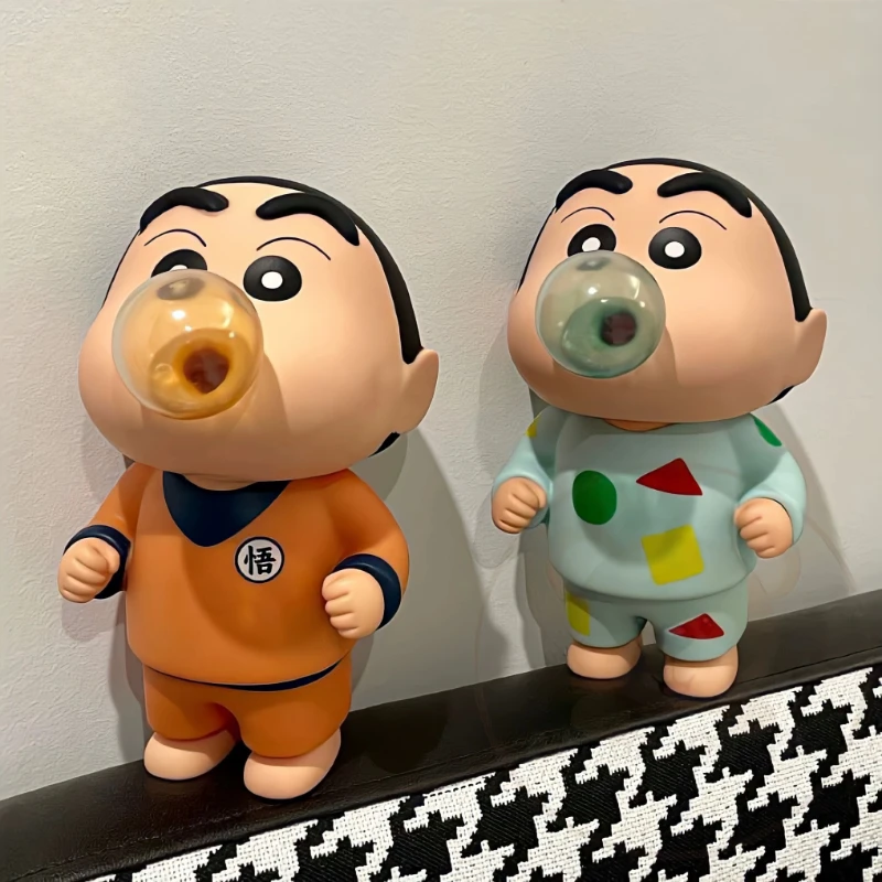 Anime Crayon Shin-chan Figurine GK Nohara Shinnosuke Action Figures Blow Up Balloons PVC Collection Model Birthday Toys Gifts