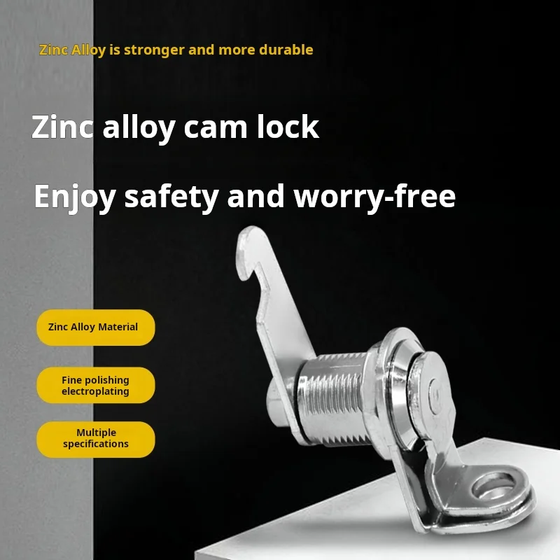 1PCS New Zinc Alloy Cabinet Door Padlock Mechanical Hardware Mechanical Door Lock Keyless DIY Furniture Padlock Cabinet Mailbox