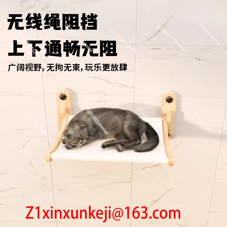 Foldable Cat Hammock with Suction Cups for Sunbathing on Windows and Balconies