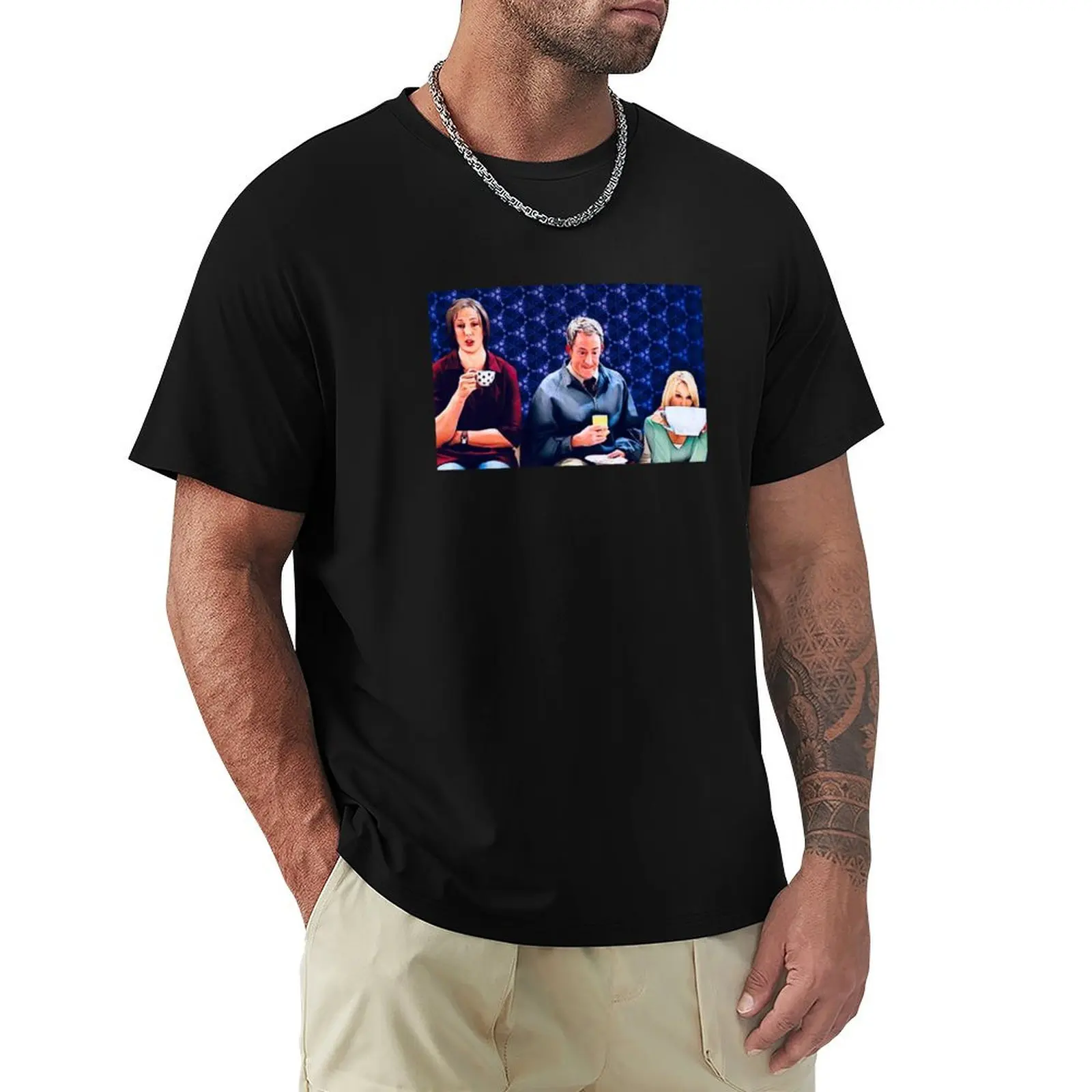 Miranda, Stevie and Customer T-Shirt Casual Fashion Short Sleeve Cotton T-Shirt