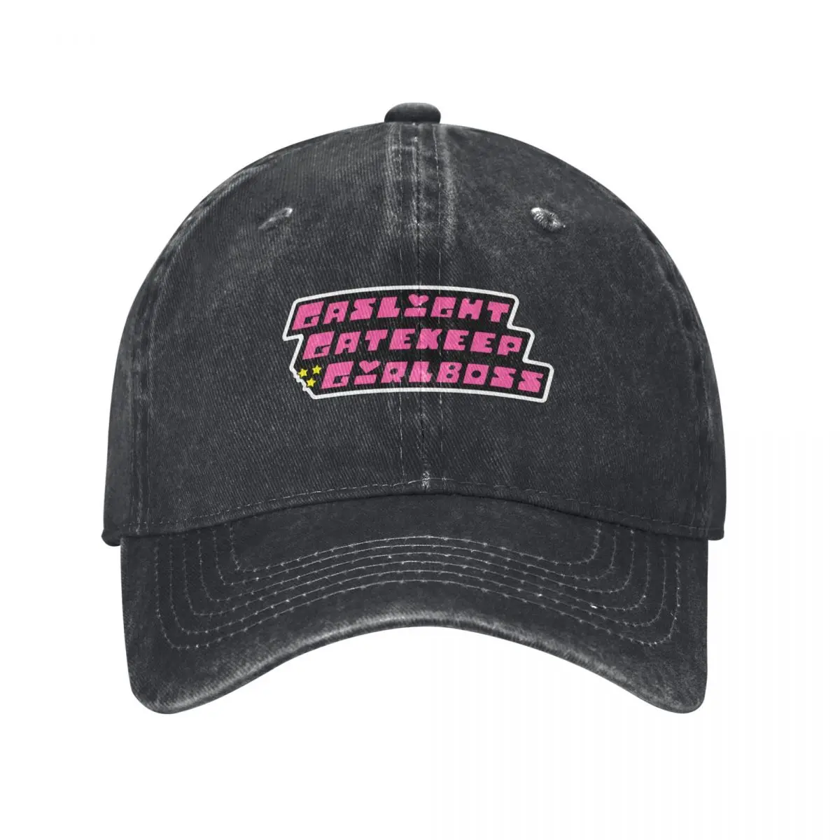 

Gaslight Gatekeep Girlboss Powerpuff Girls Baseball Cap custom Hat Horse Hat Military Cap Man Golf Hat Man For Girls Men's