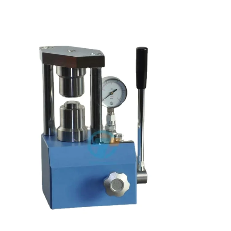 

CR20XX coin cell case crimping machine , hydraulic crimper for all types of coin cells