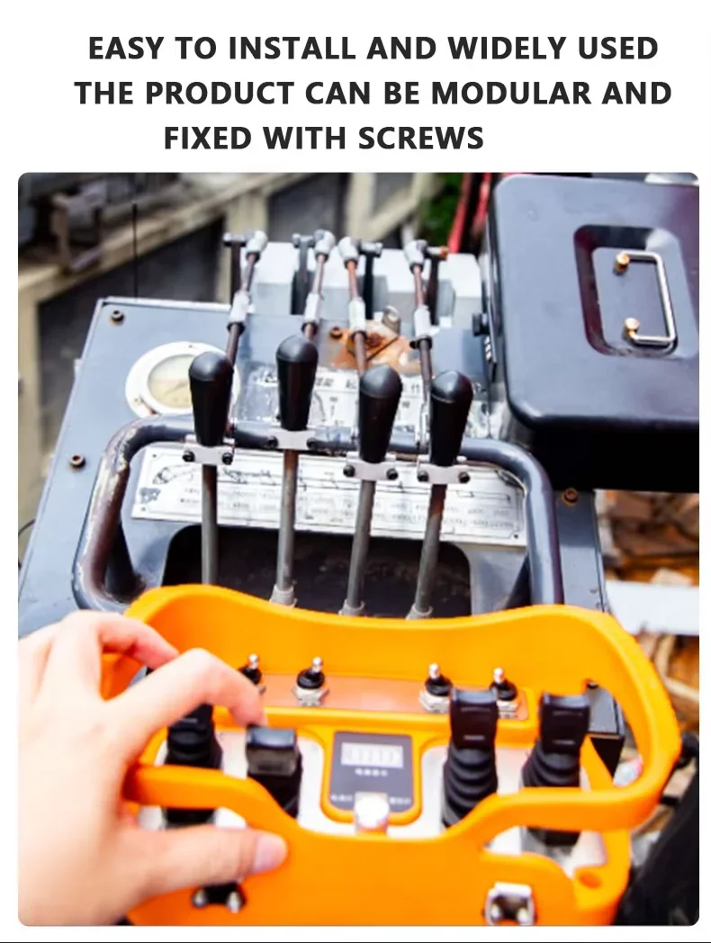 

TLF 2025 Hot Selling Wireless Mounted 4 Joystick Radio Industrial Remote Control for Crane