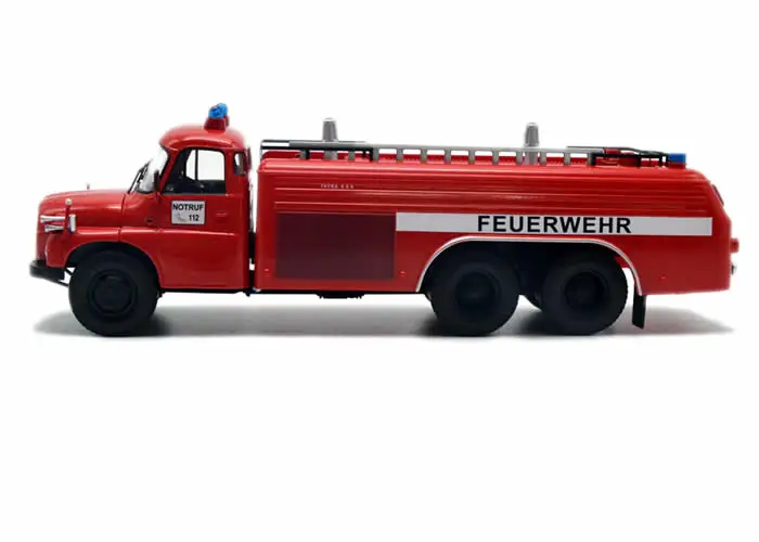 Schuco 1:43 Scale Diecast Alloy Tatra XianT148 Fire Truck Toys Cars Model Classic Adult Collection Souvenir Gift Static Display