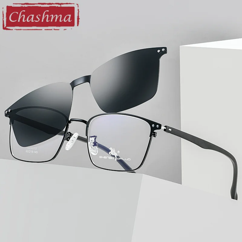 

Солнцезащитные очки с магнитным зажимом Gafas, поляризационный чехол, очки для мужчин и женщин, модные оптические очки по рецепту, RX очки