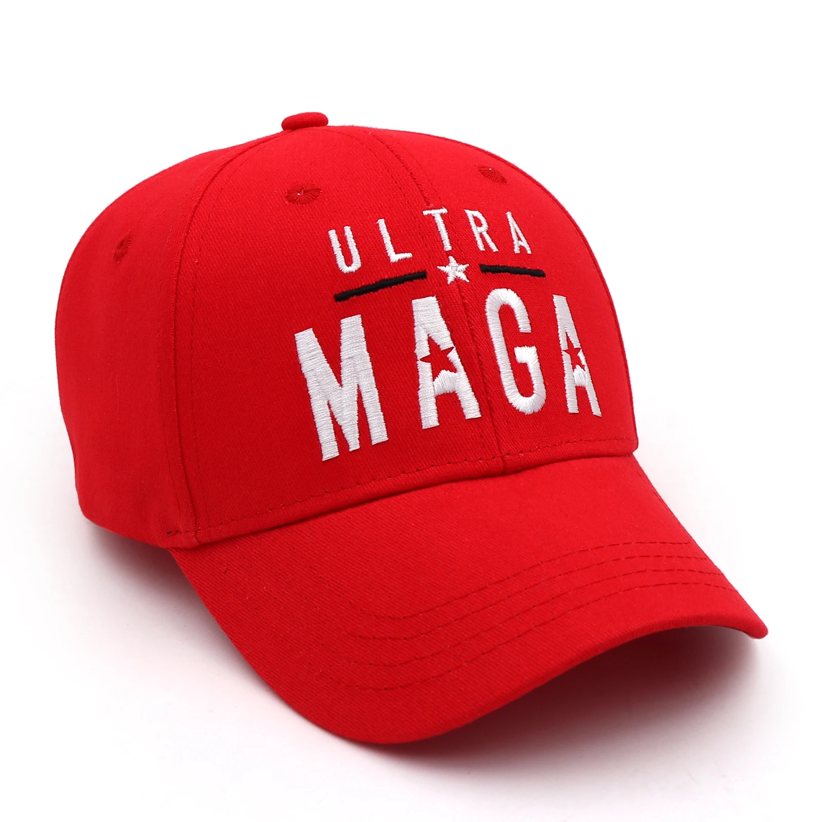 KOEP New Donald Trump 2024 Red Baseball Caps ULTRA MAGA STARS Snapback President Hat Embroidery Wholesale Drop Shipping Hats